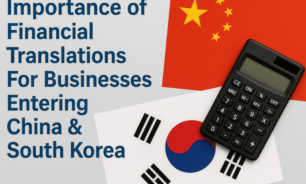 Importance of Financial Translations For Businesses Entering China & South Korea